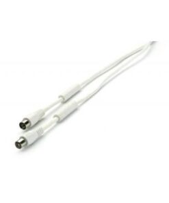 Vivanco 43049 TV/Radio Antenne Kabel 5 m met Ferrite Kern
