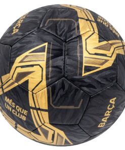 Voetbal FC Barcelona Lightning Maat 5 Zwart/Goud - Afbeelding 3