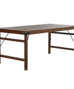Vouwtafel Home ESPRIT Natuurlijk Gerecycleerd Hout 182 x 90 x 76 cm