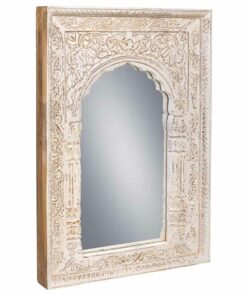 Wandspiegel Alexandra House Living Crème 6 x 60 x 87 cm Rechthoekig