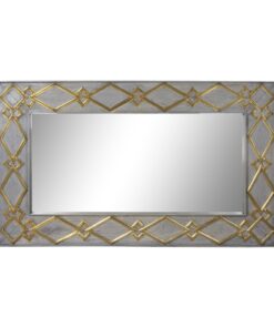 Wandspiegel DKD Home Decor Grijs Gouden Modern 154 x 5 x 92 cm
