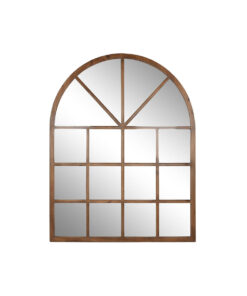 Wandspiegel Home ESPRIT Natuurlijk Kristal Spar Spiegel Neoklassiek Venster 150 x 3,5 x 186 cm