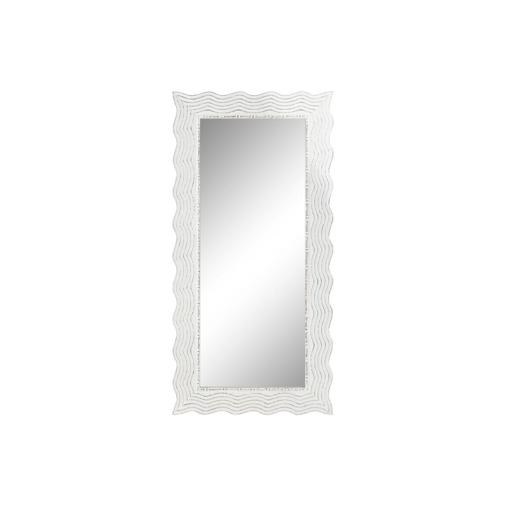 Wandspiegel Home ESPRIT Wit Decapé Scandi 89 x 2,5 x 178 cm