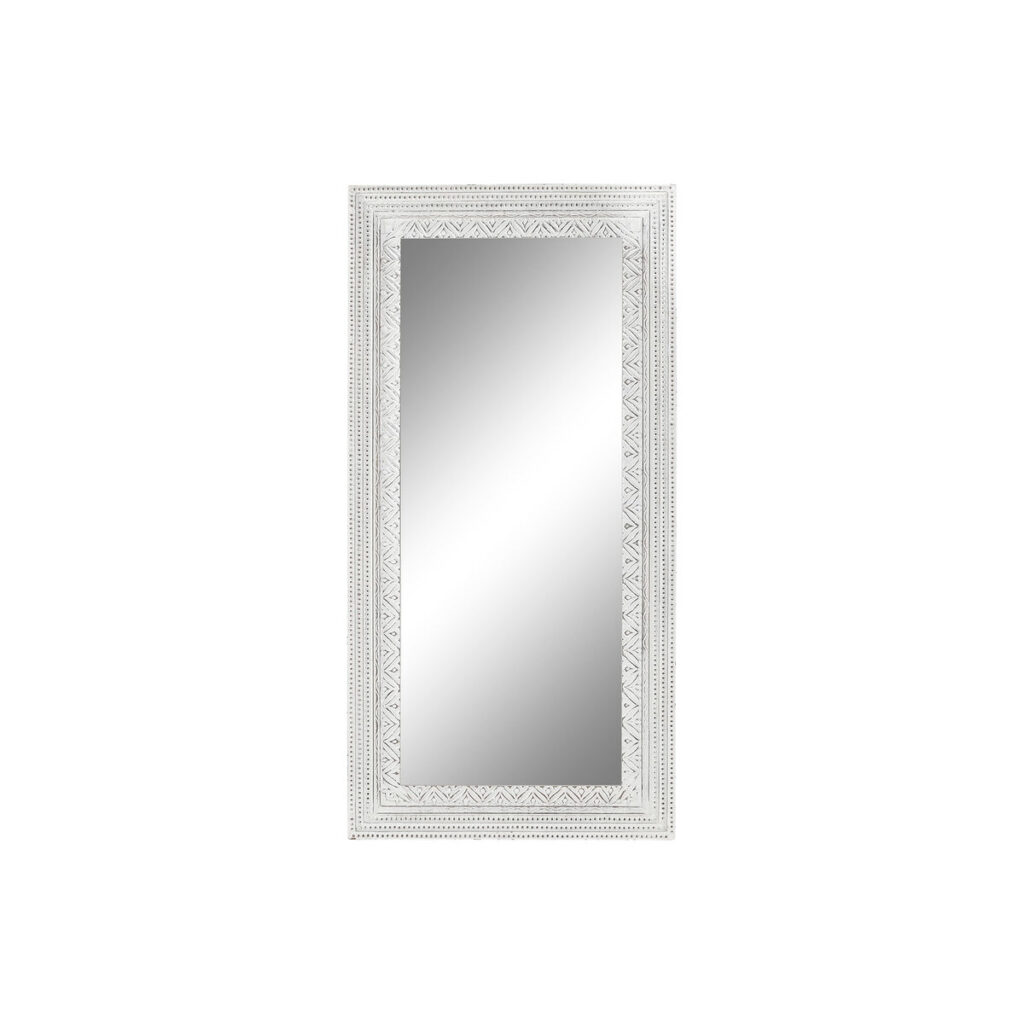 Wandspiegel Home ESPRIT Wit Indiaas Decapé 87 x 4 x 175 cm