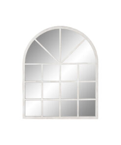 Wandspiegel Home ESPRIT Wit Spar Spiegel Neoklassiek Venster 150 x 3,5 x 186 cm