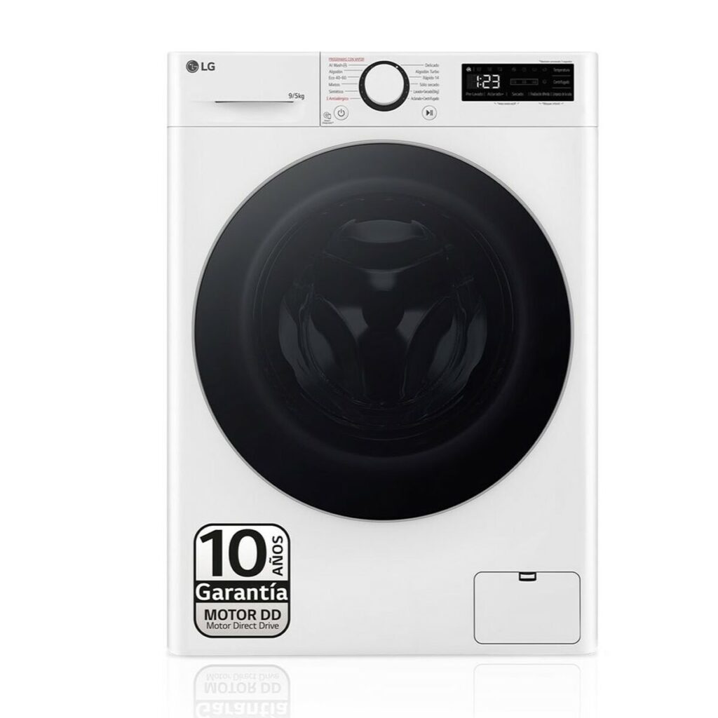 Washer - Dryer LG F2DR5S09A1W 5 kg 1200 rpm
