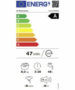 Wasmachine LG 1400 rpm 8 kg