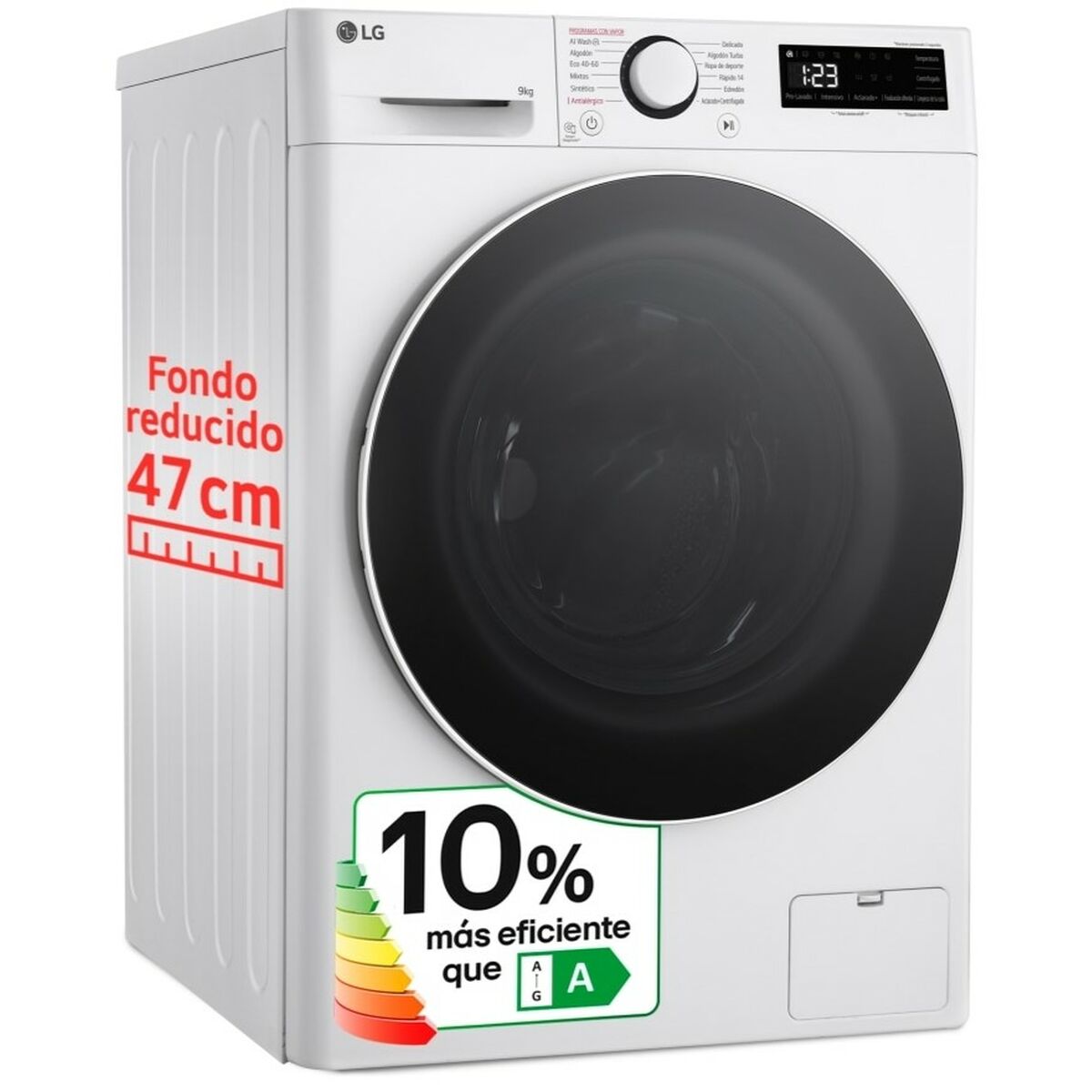Wasmachine LG F2WR5S09A0W 60 cm 1200 rpm 9 kg