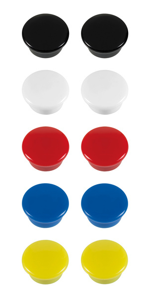 Westcott AC-E10806 Magneet Assorti Pak à 10st. Ø 15x8mm