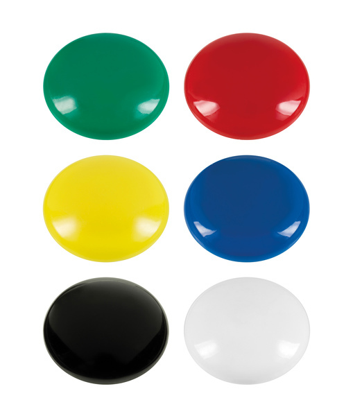 Westcott AC-E10815 Magneet Assorti Pak à 6st. Ø 25x11