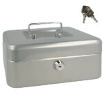 Westcott AC-E51001-ZI Geldkist 200x161x90mm Zilver