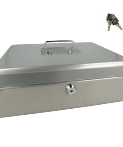 Westcott AC-E51002-ZI Geldkist 301x242x91mm Zilvergrijs