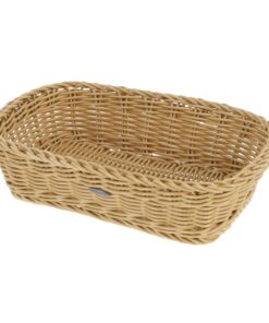 Westmark Broodmand Rieten Look Rechthoek 31x21x9 cm Beige/Kunststof - Afbeelding 3