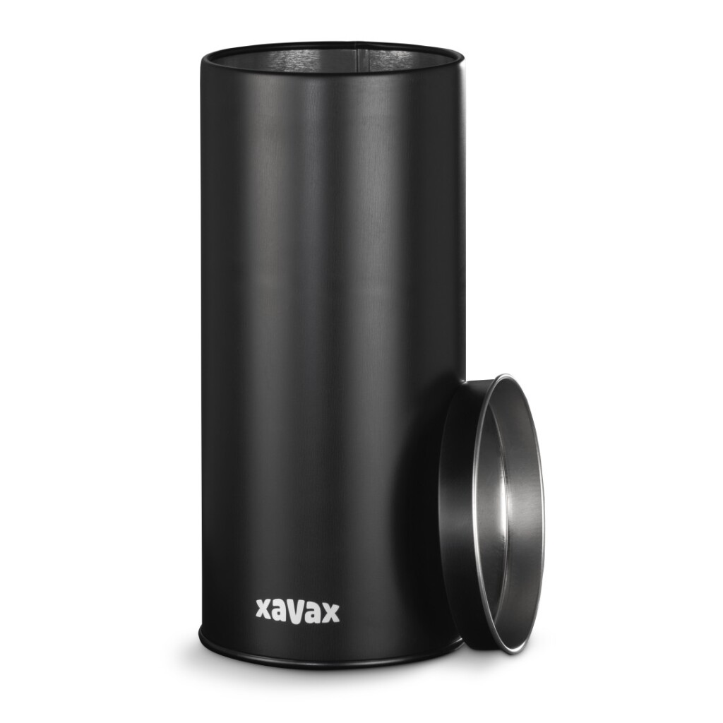 Xavax Koffiepad-blik Voor Bewaren Van 20 Senseo-pads Etc. Metaal Zwart - Afbeelding 2