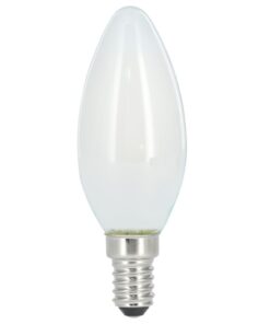Xavax LED-Gloeidraad Kaarslamp Dimbaar E14 470lm Mat Warm Wit