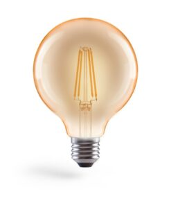 Xavax LED-Gloeidraad Vintage Bol Dimbaar E27 650lm 8W Warm Wit