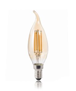 Alternative view of Xavax Led-gloeidraad E14 400lm Vervangt 35W Windvlaag-kaars Amber Warm Wit