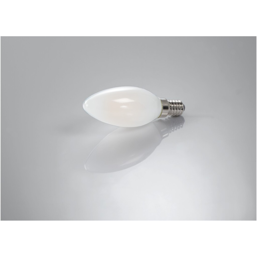 Xavax Led-gloeidraad E14 470lm Verv. 40W Kaarslamp Mat Warm Wit 2 Stuks - Afbeelding 3