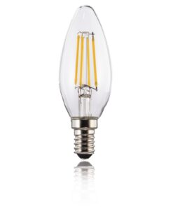 Alternative view of Xavax Led-gloeidraad E14 470lm Verv. 40W Kaarslamp Warm Wit Helder 2 Stuks