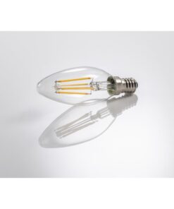 Xavax Led-gloeidraad E14 470lm Verv. 40W Kaarslamp Warm Wit Helder Dimb. - Afbeelding 3