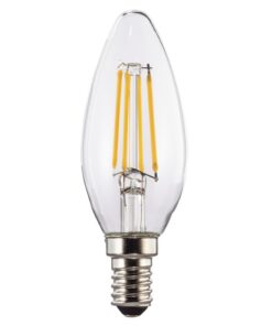 Xavax Led-gloeidraad E14 470lm Verv. 40W Kaarslamp Warm Wit Helder Dimb.