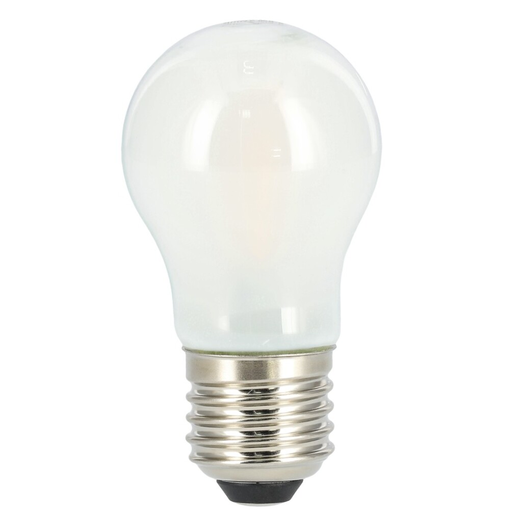 Xavax Led-gloeidraad E27 470lm Vervangt 40W Druppellamp Mat Warm Wit