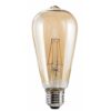Xavax Led-gloeidraad E27 685lm Vervangt 53W Vintagelamp Dimbaar Amber Warm Wit