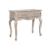 Zijtafel met 2 lades DKD Home Decor Wit Bruin 91 x 42 x 81 cm