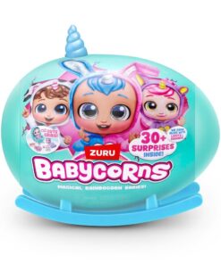 Zuru Babycorn Rainbocorn Pluche Knuffel + Licht en Geluid - Afbeelding 2