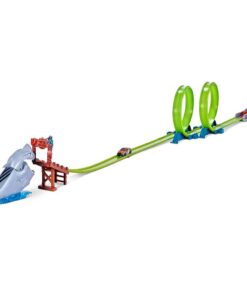 Alternative view of Zuru Metal Machines Shark Attack Racebaan + Die-Cast Auto