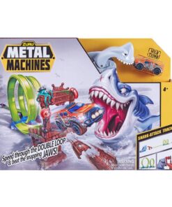 Zuru Metal Machines Shark Attack Racebaan + Die-Cast Auto