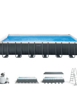 Zwembad Verwijderbaar Intex 732 x 132 x 366 cm