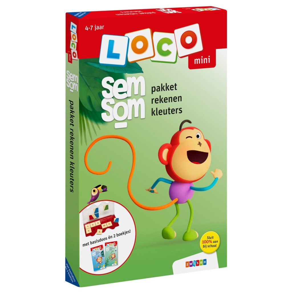 Zwijsen Semsom Loco Mini Pakket Rekenen Kleuters