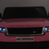 2-Persoons Range Rover, 24V Elektrische Kinderauto, MP4-Scherm, Rubberen Banden, Leder Zitting – roze – afbeelding 13
