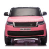 2-Persoons Range Rover, 24V Elektrische Kinderauto, MP4-Scherm, Rubberen Banden, Leder Zitting – roze – afbeelding 3