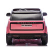 2-Persoons Range Rover, 24V Elektrische Kinderauto, MP4-Scherm, Rubberen Banden, Leder Zitting – roze – afbeelding 6