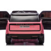 2-Persoons Range Rover, 24V Elektrische Kinderauto, MP4-Scherm, Rubberen Banden, Leder Zitting – roze – afbeelding 7