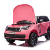 2-Persoons Range Rover, 24V Elektrische Kinderauto, MP4-Scherm, Rubberen Banden, Leder Zitting – roze – afbeelding 10