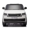 2-Persoons Range Rover, 24V Elektrische Kinderauto, MP4-Scherm, Rubberen Banden, Leder Zitting – wit – afbeelding 3