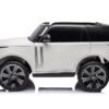 2-Persoons Range Rover, 24V Elektrische Kinderauto, MP4-Scherm, Rubberen Banden, Leder Zitting – wit – afbeelding 5