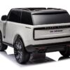 2-Persoons Range Rover, 24V Elektrische Kinderauto, MP4-Scherm, Rubberen Banden, Leder Zitting – wit – afbeelding 6