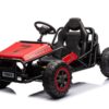 24V Elektrische Kinderbuggy, Rubberen Banden, Kunstleder Zitje