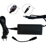 48V 2Ah Oplader, Gx16 3-Gats + Ronde Aansluiting voor Loodaccu's