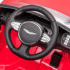 Aston Martin 12V Elektrische Kinderauto met Rubberen Banden, Leder Zitje en Meer – afbeelding 7
