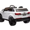 Audi Q7 Elektrische Kinderauto, 12V, Rubber Banden en Meer – wit – afbeelding 5