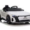 Audi RS E-Tron GT, 12V Elektrische kindervoertuig met Muziek Module en Meer – wit – afbeelding 3
