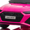 Audi Rs6, 12V Elektrische Kinderauto met Rubberen Banden, Leder Zitje en Meer – roze – afbeelding 6