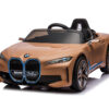 BMW I4, Elektrische Kinderauto, 12V, Leren Zitje, Muziekmodule en Meer