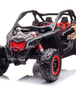 Can-Am Maverick 2-Persoons Buggy, 24V 14Ah, Leder Zitje, Rubberen Banden