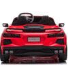 Corvette Stingray, 2-Persoons Elektrische kindervoertuig, 12V met Rubberen Banden, Leder Zitje en Meer – rood – afbeelding 5